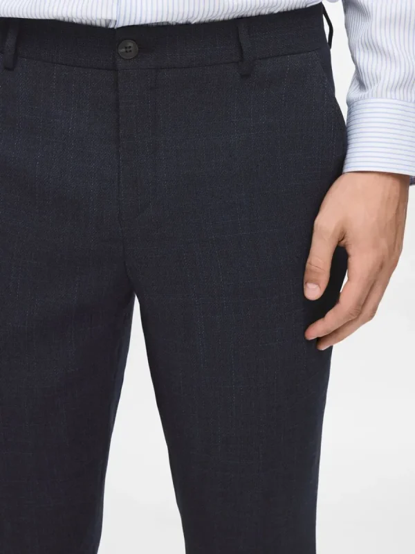 SELECTED SLIM FIT KOSTYMBYXOR Blue Online