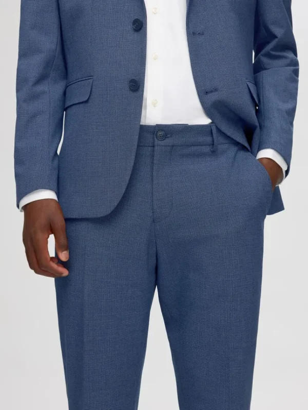 SELECTED SLIM FIT KOSTYMBYXOR Blue Fashion