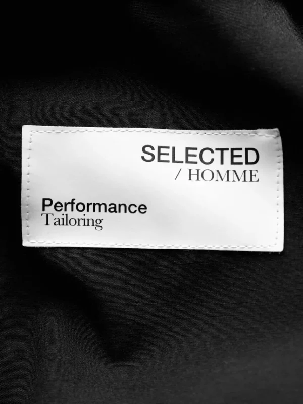 SELECTED SLIM FIT KOSTYMBYXOR Black Online