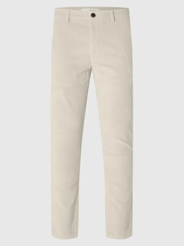 SELECTED 175 SLIM FIT MANCHESTERBYXOR Beige Outlet