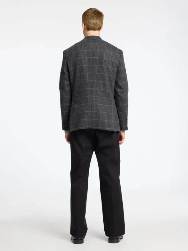 SELECTED SLIM FIT RUTIG KAVAJ Grey Hot