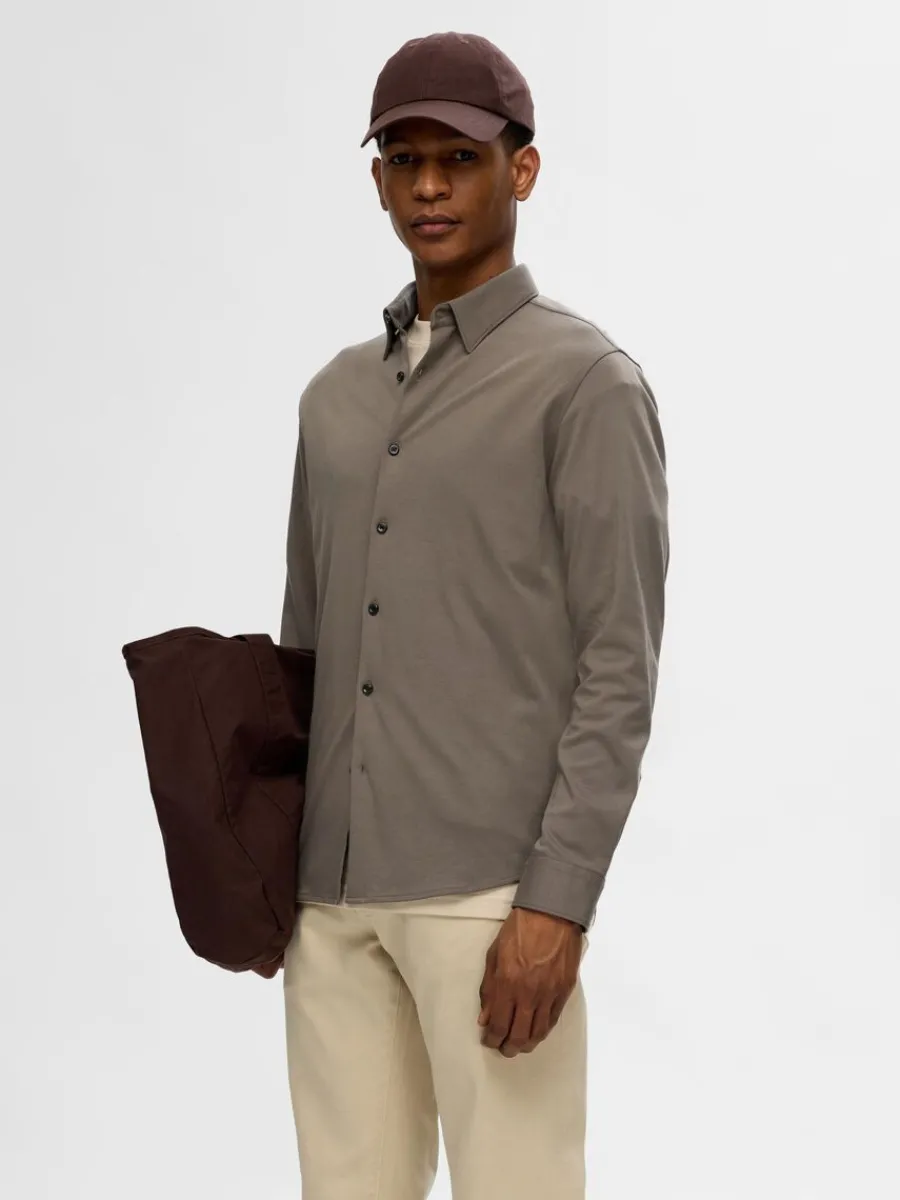 slim_fit_skjorta_0-14.webp SELECTED SLIM FIT SKJORTA Brown Discount