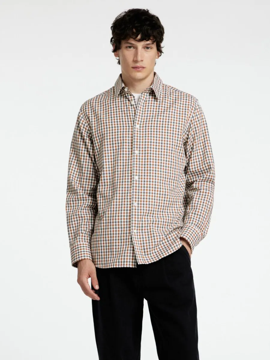 slim_fit_skjorta_0-4.webp SELECTED SLIM FIT SKJORTA Brown Online