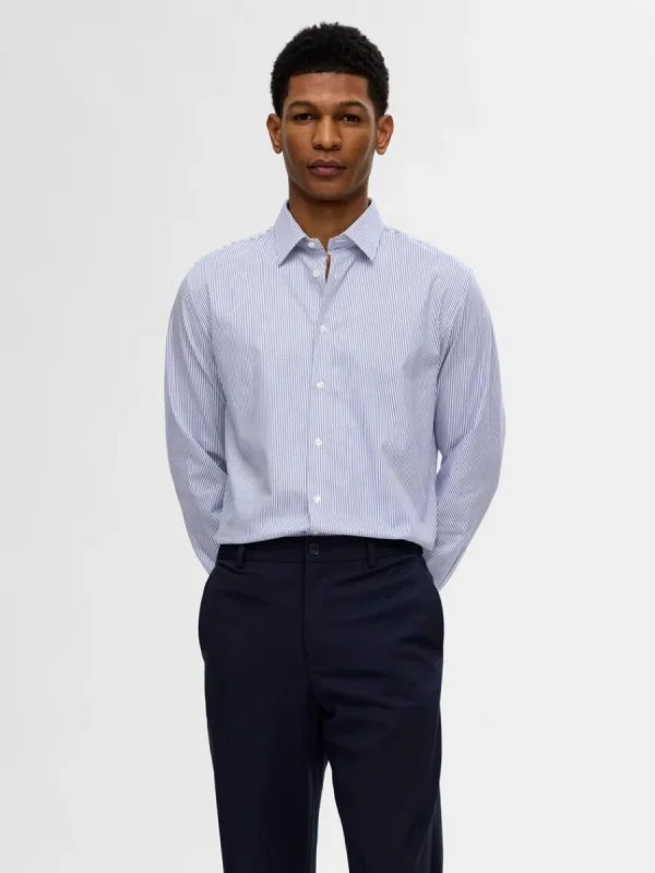 SELECTED SLIM FIT SKJORTA Blue Fashion