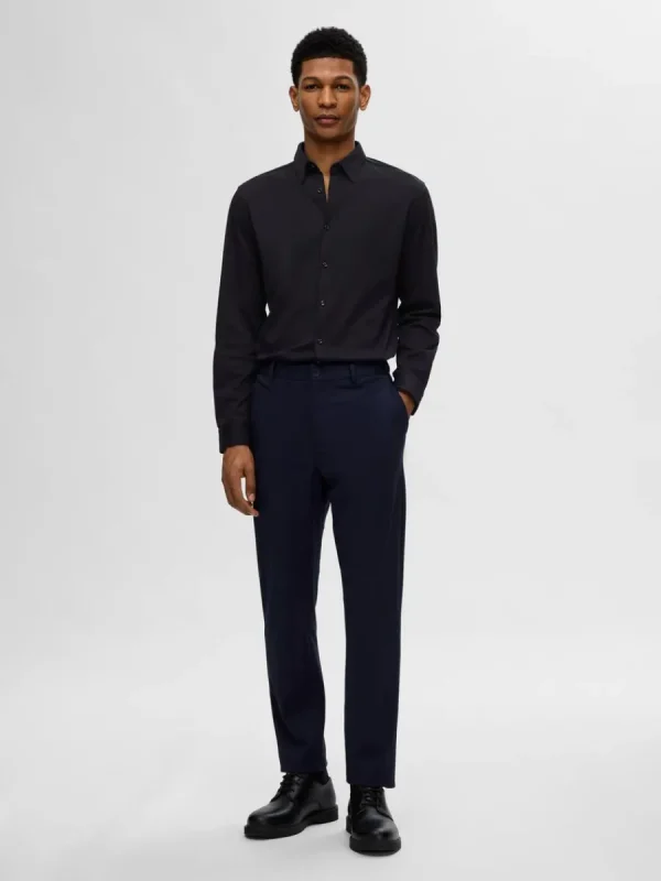 SELECTED SLIM FIT SKJORTA Black Online