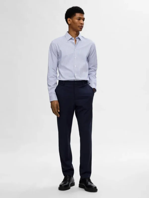 SELECTED SLIM FIT SKJORTA Blue Fashion