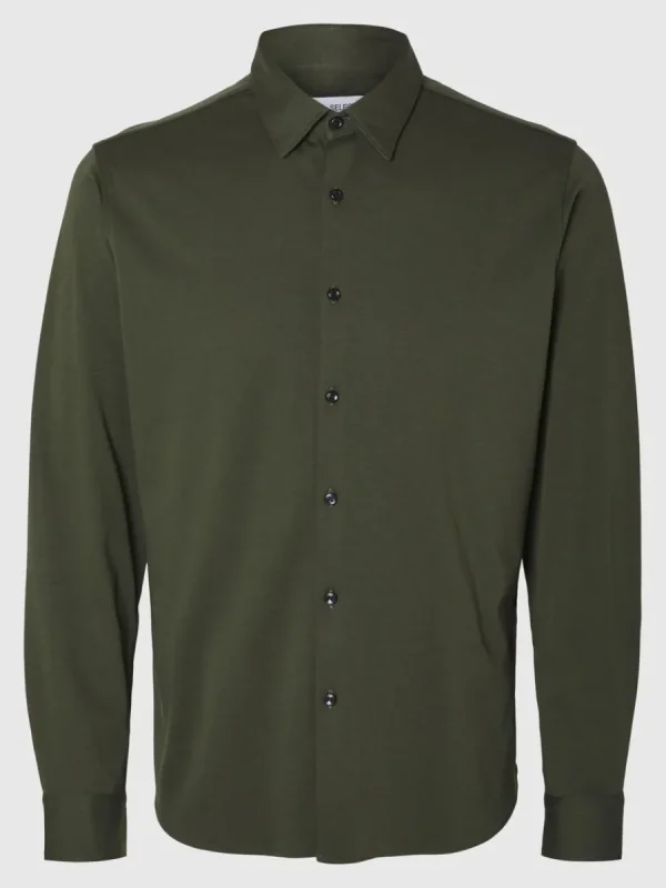 SELECTED SLIM FIT SKJORTA Green Clearance
