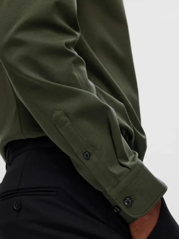 SELECTED SLIM FIT SKJORTA Green Clearance