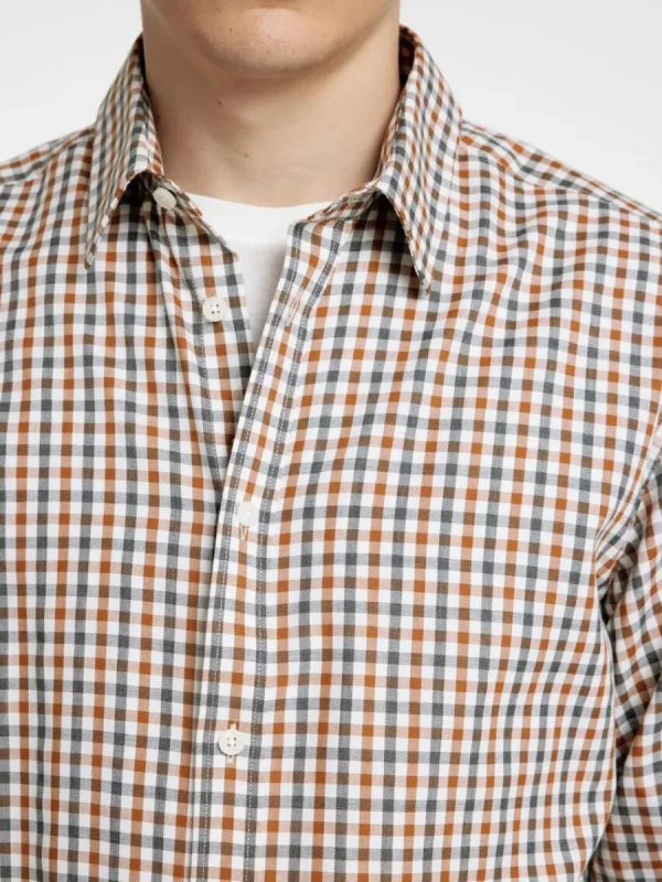 SELECTED SLIM FIT SKJORTA Brown Online