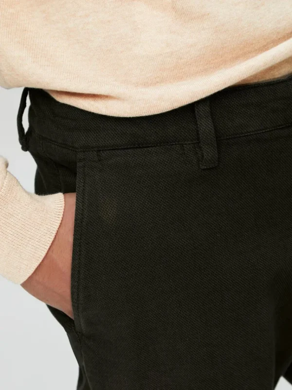SELECTED 175 SLIM FIT STRUKTURERAD CHINOS Green Hot