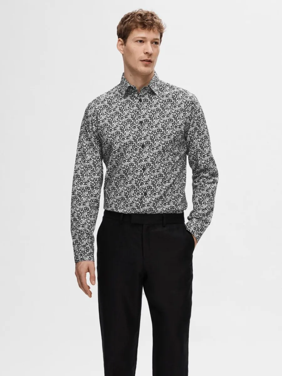 slim_fit_tryckt_skjorta_0.webp SELECTED SLIM FIT TRYCKT SKJORTA Black Shop