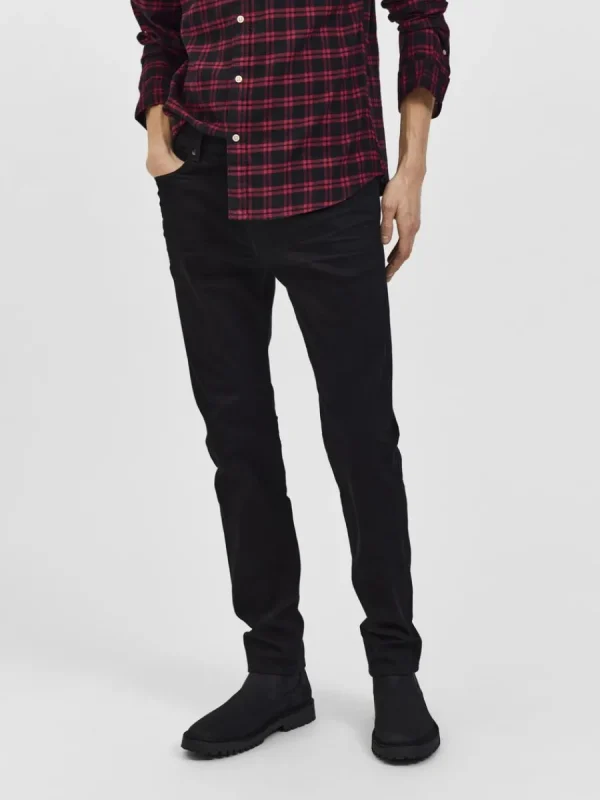 SELECTED 175 SLIM FIT-JEANS Black Best Sale