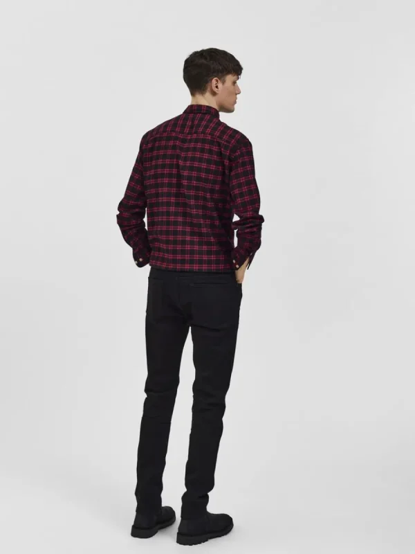 SELECTED 175 SLIM FIT-JEANS Black Best Sale