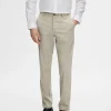 SELECTED 175 SLIM-FIT BYXOR Beige Cheap