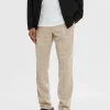 SELECTED 175 SLIM-FIT BYXOR Beige Online
