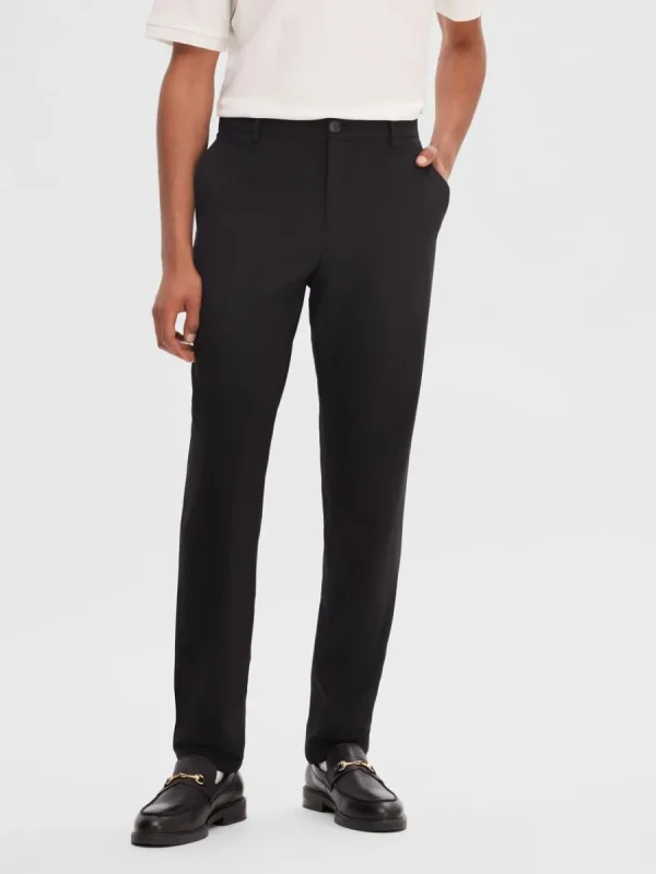 SELECTED 175 SLIM-FIT BYXOR Black Hot