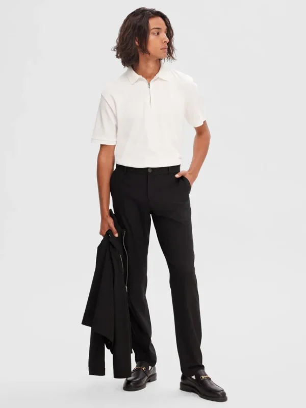 SELECTED 175 SLIM-FIT BYXOR Black Hot