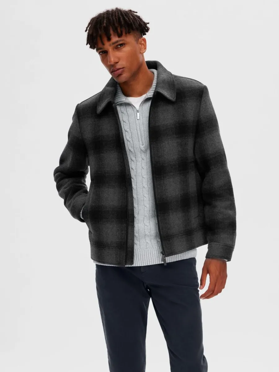 slt_jacka_0.webp SELECTED SLÄT JACKA Grey Best