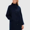 SELECTED SLÄT KAPPA Blue Discount