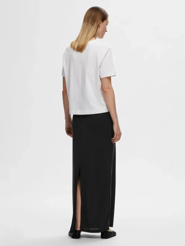 SELECTED SMAL MAXIKJOL Black Discount