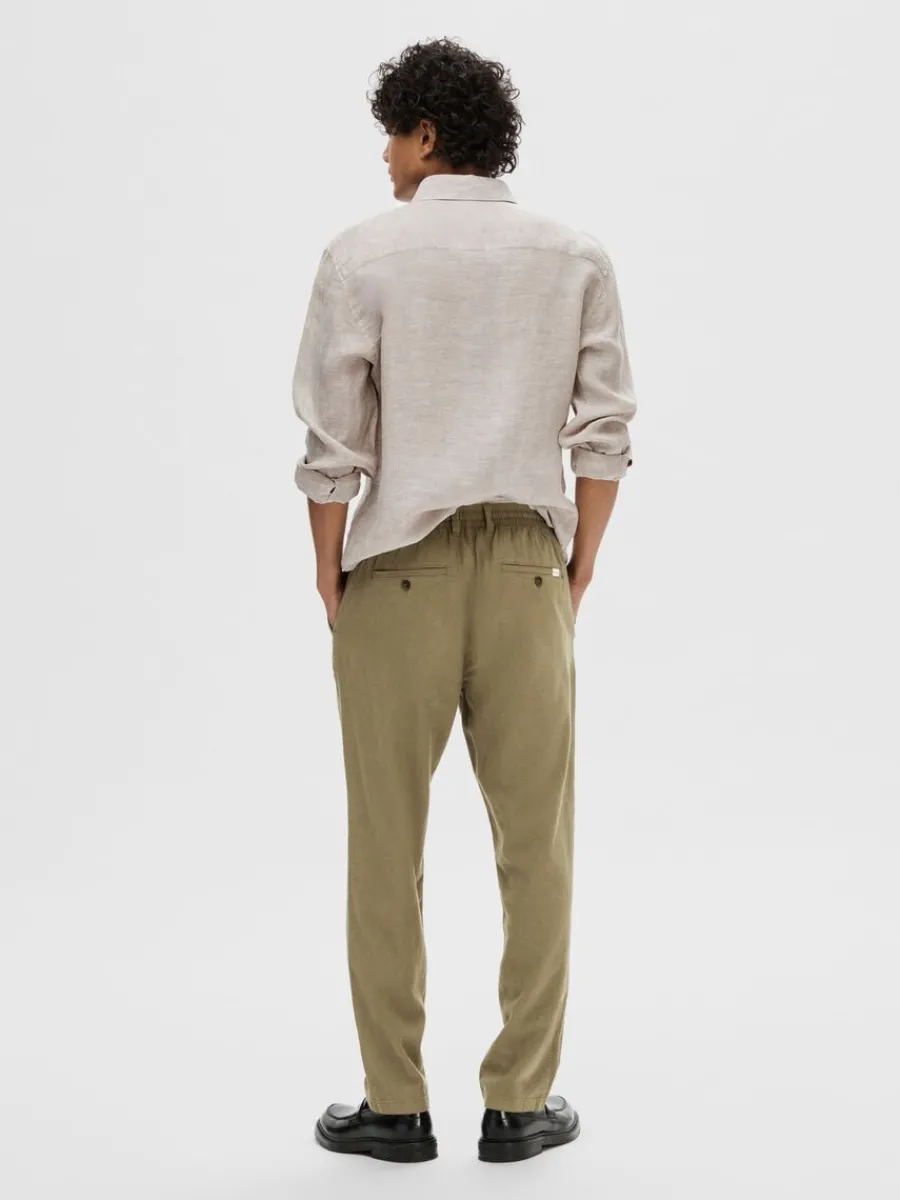 smal_passform_avsmalnande_1-5.webp SELECTED SMAL PASSFORM AVSMALNANDE BYXOR Green Fashion