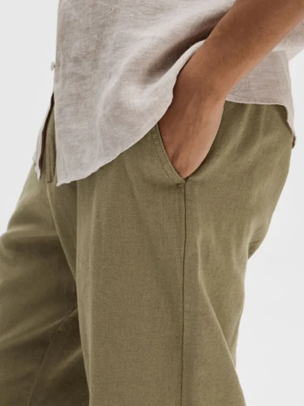 SELECTED SMAL PASSFORM AVSMALNANDE BYXOR Green Fashion