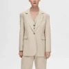 SELECTED SMAL PASSFORM KAVAJ Beige Clearance