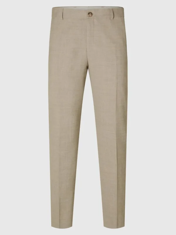 SELECTED SMAL PASSFORM KOSTYMBYXOR Beige Clearance