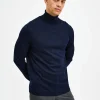 SELECTED SMAL PASSFORM POLOTRÖJA Blue Discount