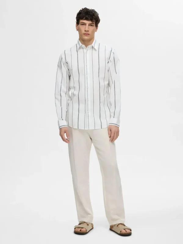 SELECTED SMAL PASSFORM SKJORTA White Shop