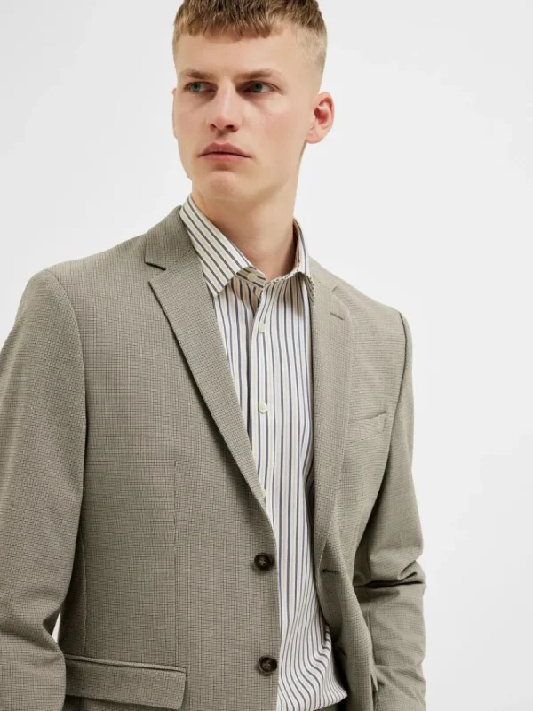 SELECTED SMAL PASSFORM SKJORTA Grey Shop