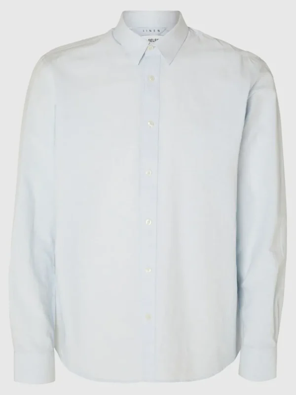 SELECTED SMAL PASSFORM SKJORTA Blue Hot