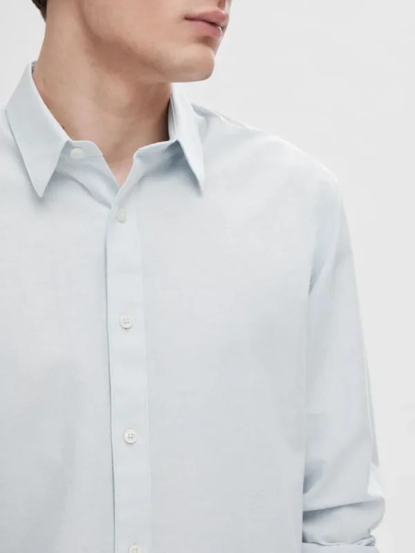 SELECTED SMAL PASSFORM SKJORTA Blue Hot