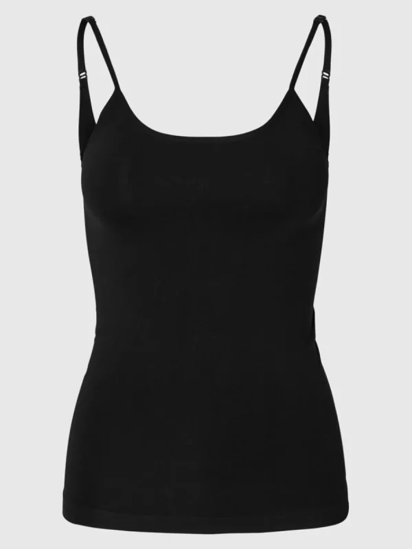 SELECTED SÖMLÖS SHAPEWEAR-TOPP Black Fashion
