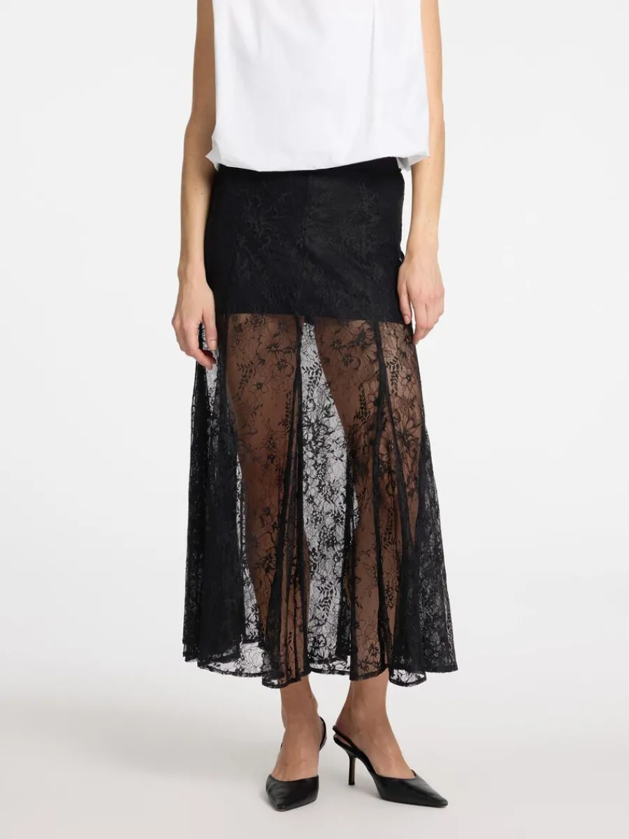 spets_midikjol_1.webp SELECTED SPETS MIDIKJOL Black Clearance