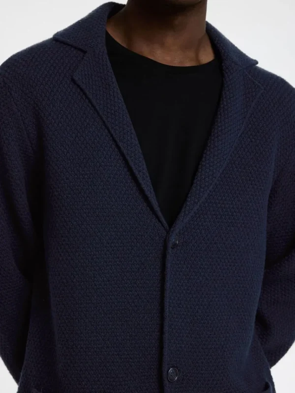 SELECTED STICKAD KAVAJ Blue Sale