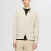 SELECTED STICKAD KOFTA MED BLIXTLÅS Beige Cheap