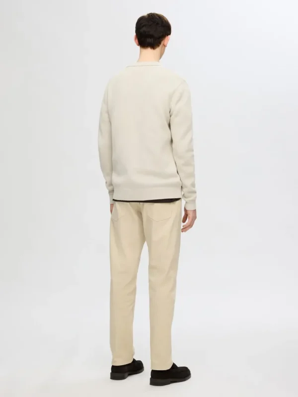 SELECTED STICKAD KOFTA MED BLIXTLÅS Beige Cheap