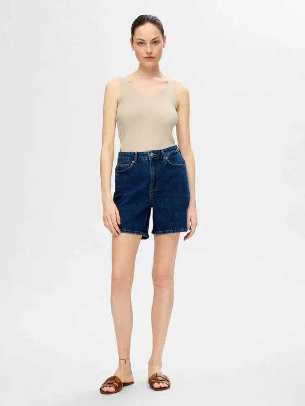 SELECTED STICKAD LINNE Beige Store