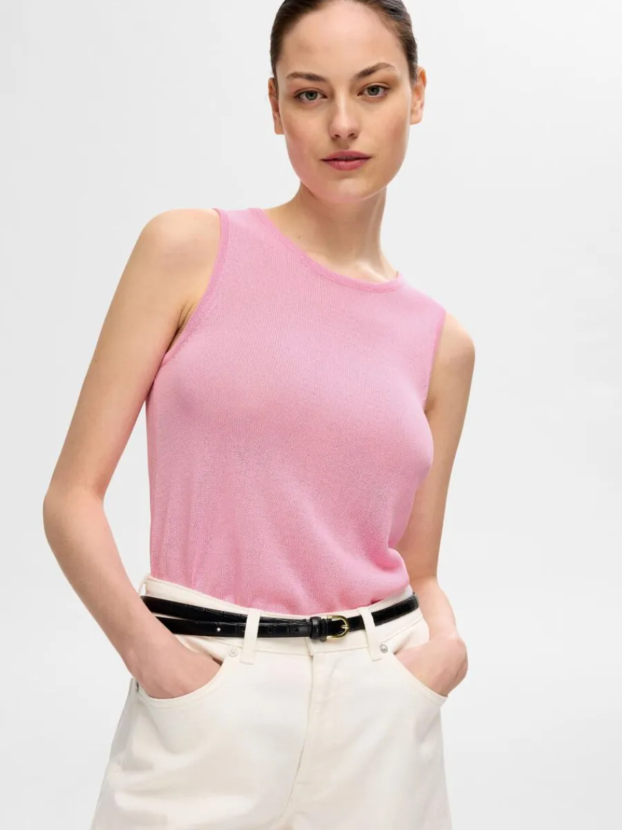 stickad_linne_2-2.webp SELECTED STICKAD LINNE Pink Best Sale