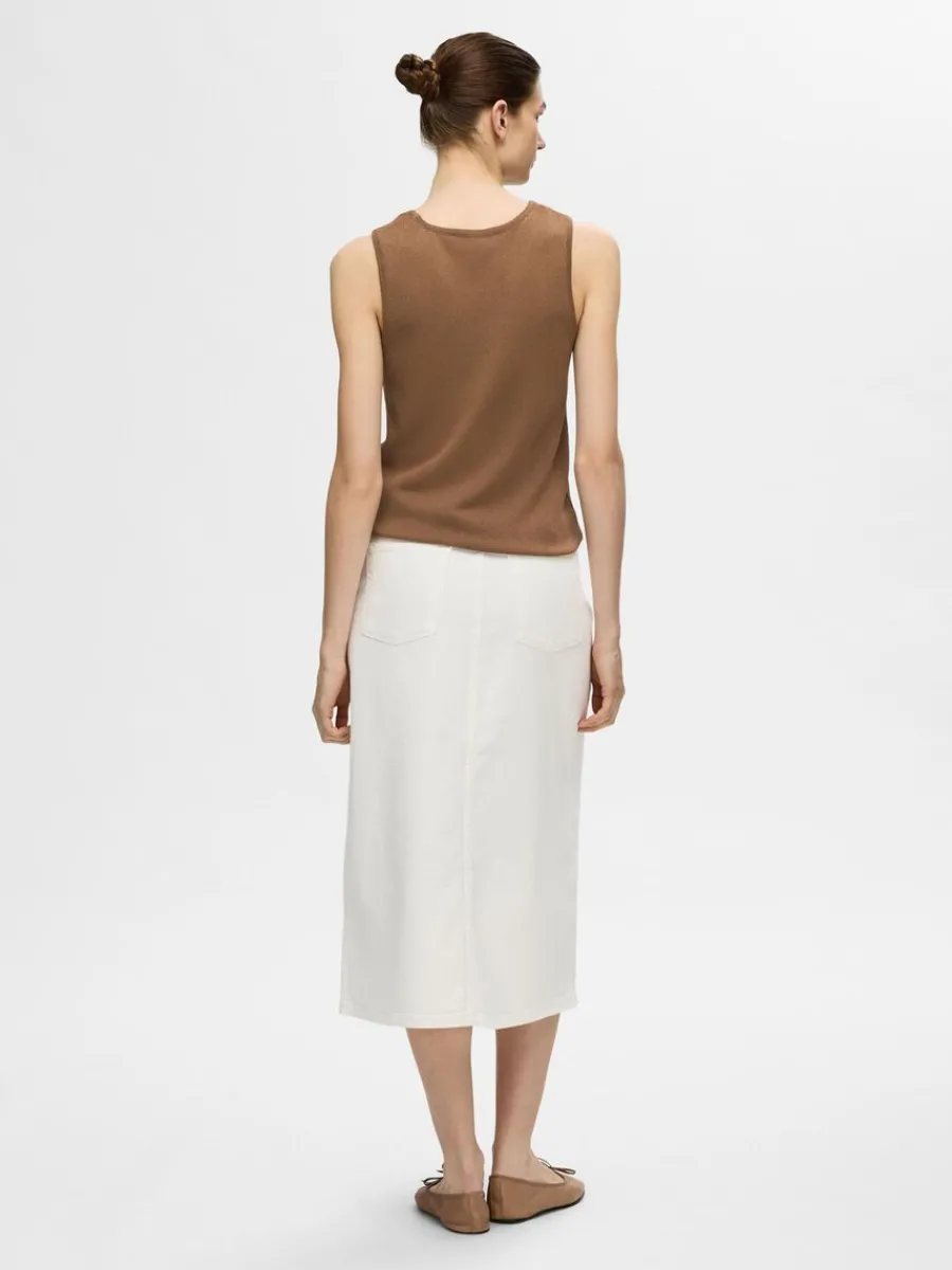 stickad_linne_4-5.webp SELECTED STICKAD LINNE Brown Outlet