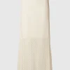 SELECTED STICKAD MAXIKJOL Beige Cheap