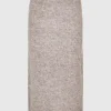 SELECTED STICKAD MIDIKJOL Grey Cheap