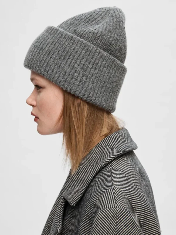 SELECTED STICKAD MÖSSA Grey Online