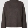 SELECTED STICKAD POLOTRÖJA Brown Shop