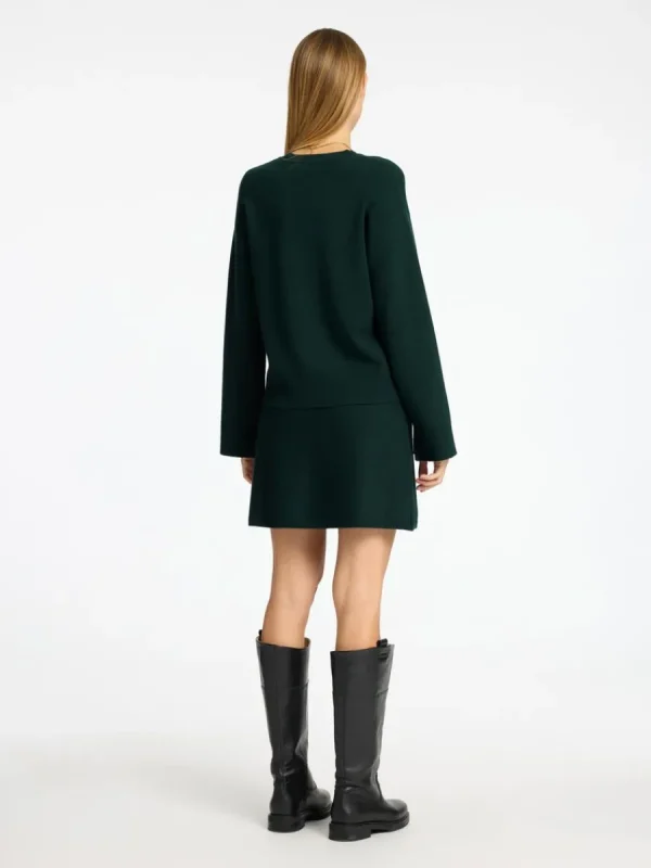 SELECTED STICKAD RUNDRINGAD TRÖJA Green Hot