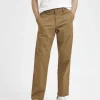 SELECTED 196 STRAIGHT FIT CHINOS Brown Cheap