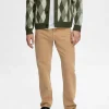 SELECTED 196 STRAIGHT FIT-JEANS Brown Flash Sale