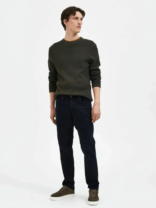 SELECTED 196 STRAIGHT FIT-JEANS Blue Best Sale