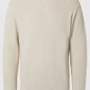 SELECTED STRUKTURERAD RUNDRINGAD TRÖJA Beige Clearance